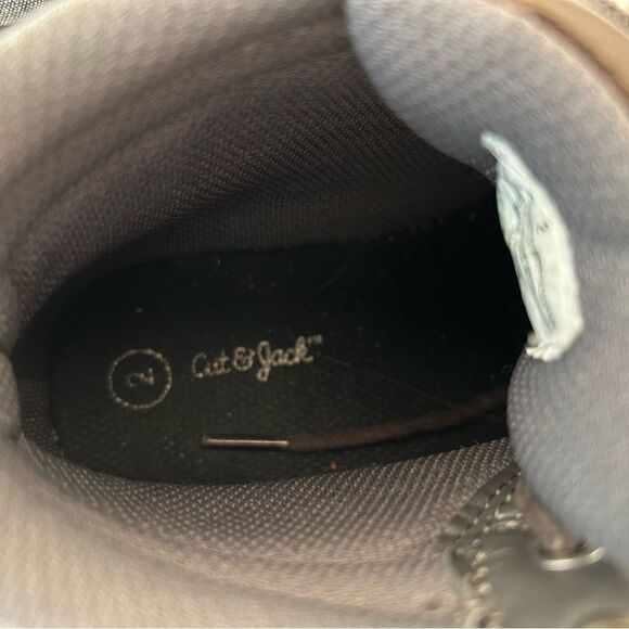 Cat&Jack boys boots, brown, size 2 - Picture 4 of 5